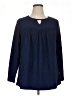 BLOOMCHIC Blue 3/4 Sleeve Blouse Size 14 - 16 - photo 1