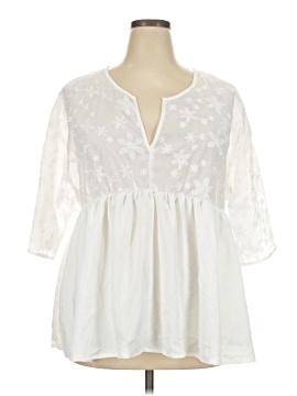 Shein Curve 3/4 Sleeve Blouse