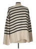 Gap 100% Cotton Stripes Ivory Pullover Sweater Size L - photo 2