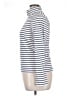 J.Crew 100% Cotton Stripes Blue Ivory Long Sleeve Turtleneck Size XL - photo 5