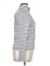 J.Crew 100% Cotton Stripes Blue Ivory Long Sleeve Turtleneck Size XL - photo 4