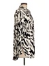 Universal Standard Animal Print Ivory Long Sleeve Blouse Size 12 (XS) - photo 4