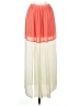 Lulumari 100% Polyester Color Block Orange Casual Skirt Size S - photo 1