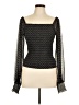 By Anthropologie Black Long Sleeve Blouse Size L - photo 1