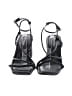 Marc Fisher 100% Leather Black Sandals Size 7 - photo 2