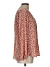 Pleione 100% Polyester Red Long Sleeve Blouse Size L - photo 4