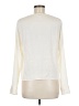 Express 100% Polyester Ivory Long Sleeve Blouse Size M - photo 2