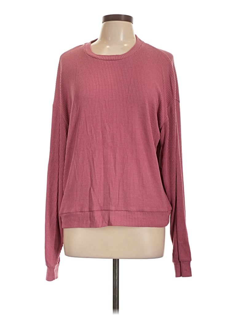 Pre-owned Honeydew Pullover Sweater In Pink