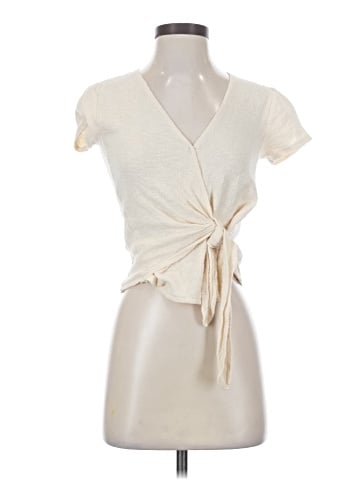 Madewell Texture &amp; Thread Wrap-Tie Top (view 1)