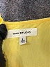Max Studio 100% Polyester Yellow Short Sleeve Blouse Size L - photo 7