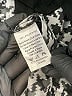 Depri 100% Polyester Houndstooth Silver Ivory Long Sleeve Blouse Size L - photo 8