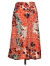 Unbranded 100% Polyester Print Orange Casual Skirt Size L - photo 2
