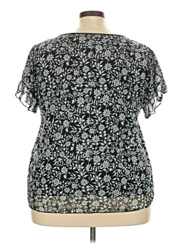 Max Studio Short Sleeve Blouse (view 2)