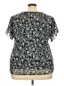 Max Studio Black Short Sleeve Blouse Size 3X - photo 2