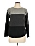 Jeanne Pierre Color Block Gray Pullover Sweater Size L (petite) - photo 1