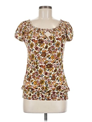 Lucky Brand Short Sleeve Blouse (view 1)