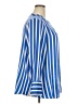 Lane Bryant Stripes Blue Long Sleeve Blouse Size 18 - 20 Plus - photo 4
