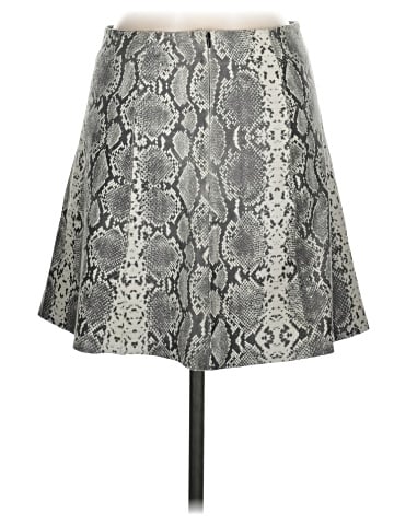 Veda Faux Leather Skirt (view 2)
