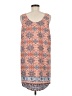 fleur bleue 100% Polyester Print Orange Casual Dress Size 8 - photo 2