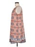 fleur bleue 100% Polyester Print Orange Casual Dress Size 8 - photo 5