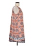 fleur bleue 100% Polyester Print Orange Casual Dress Size 8 - photo 4