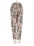 About A Girl 100% Polyester Floral Pink Casual Pants Size XS - photo 2