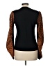 Veronica Beard 100% Wool Animal Print Black Wool Cardigan Size L - photo 2