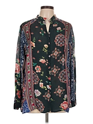 Johnny Was Long Sleeve Button-Down Shirt (view 1)