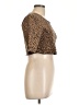 BCBGMAXAZRIA Brown 3/4 Sleeve Top Size L - photo 4