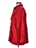 Silx 100% Silk Red Long Sleeve Silk Top Size 12 - photo 5