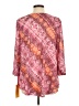 Ruby Rd. Aztec Or Tribal Print Pink 3/4 Sleeve Blouse Size L - photo 2