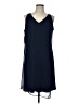MSK Blue Cocktail Dress Size L - photo 1