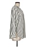 Adrianna Papell Stripes Ivory Long Sleeve Blouse Size M - photo 4