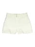SPANX Solid Ivory Khaki Shorts Size L - photo 1