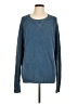 Assorted Brands 100% Cotton Solid Blue Pullover Sweater Size L - photo 1