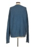 Assorted Brands 100% Cotton Solid Blue Pullover Sweater Size L - photo 2