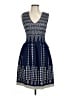Max Edition Argyle Blue Cocktail Dress Size L - photo 1