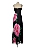 Xscape 100% Polyester Floral Black Cocktail Dress Size 8 - photo 2