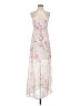 Haute Monde 100% Polyester Floral Ivory Casual Dress Size S - photo 1