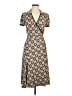 BCBGMAXAZRIA Brown Casual Dress Size L - photo 1