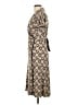 BCBGMAXAZRIA Brown Casual Dress Size L - photo 5