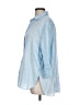 Zara Blue 3/4 Sleeve Button-Down Shirt Size L - photo 5