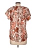 Unbranded Orange Short Sleeve Blouse Size L - photo 2