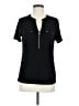 Anne Klein Black Short Sleeve Blouse Size M - photo 1
