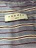 Sandro 100% Cotton Stripes Blue Long Sleeve Button-Down Shirt Size M - photo 7