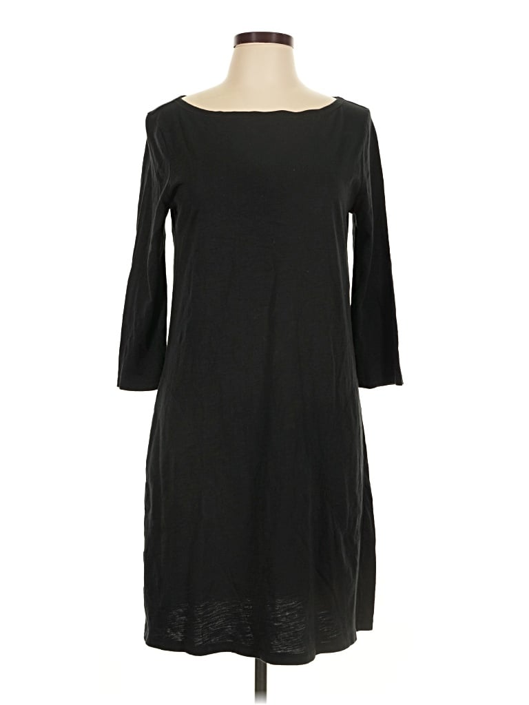 Pre-owned Garnet Hill Casual Dress In Black