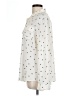 Ann Taylor LOFT 100% Polyester Polka Dots Ivory Long Sleeve Blouse Size L - photo 5