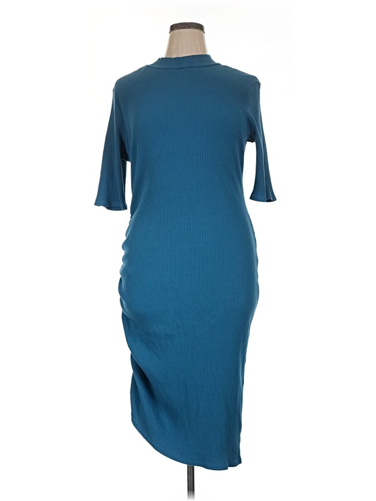 Pre-owned Stitchdrop Casual Dress In Teal