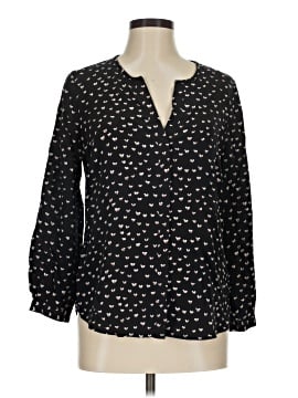 Joie Long Sleeve Silk Top (view 1)