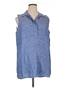 Lands' End Sleeveless Button-Down Shirt (view 1)